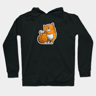 Cute red cat Hoodie